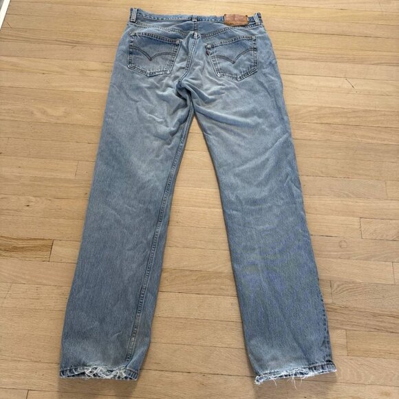 Vintage Levi’s 501 Jeans 1999 Canada Made Wash Straight Leg Denim  Men’s 34x34 - Picture 5 of 7